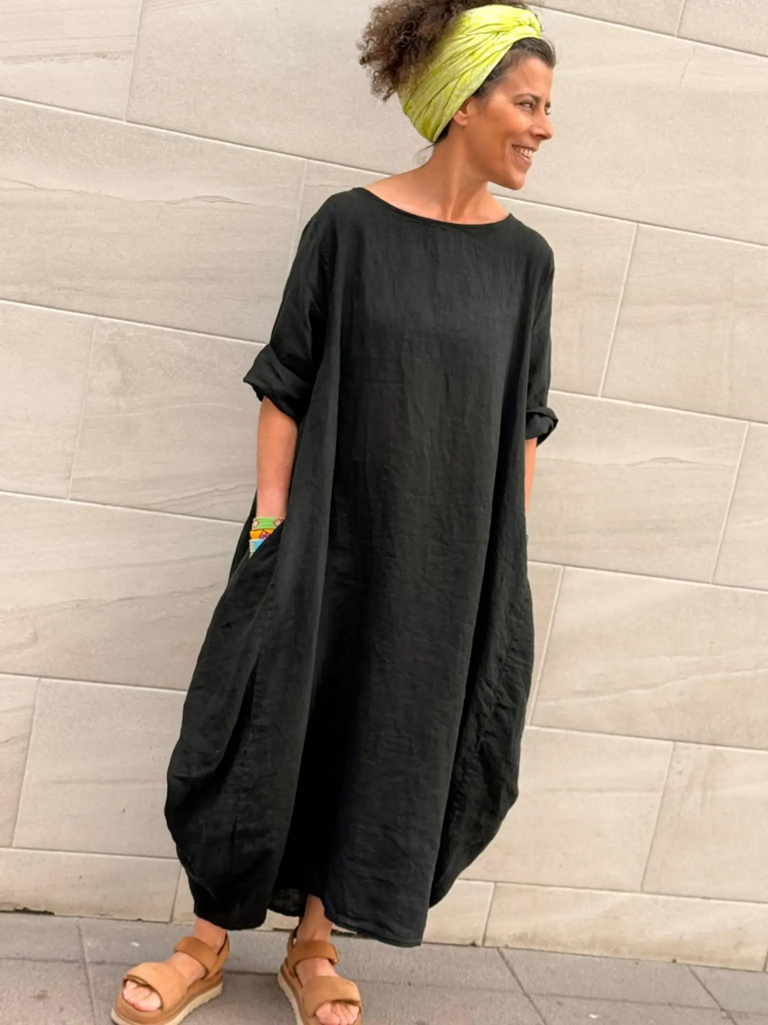 Vestido de Lino Kyoto - Imagen 3