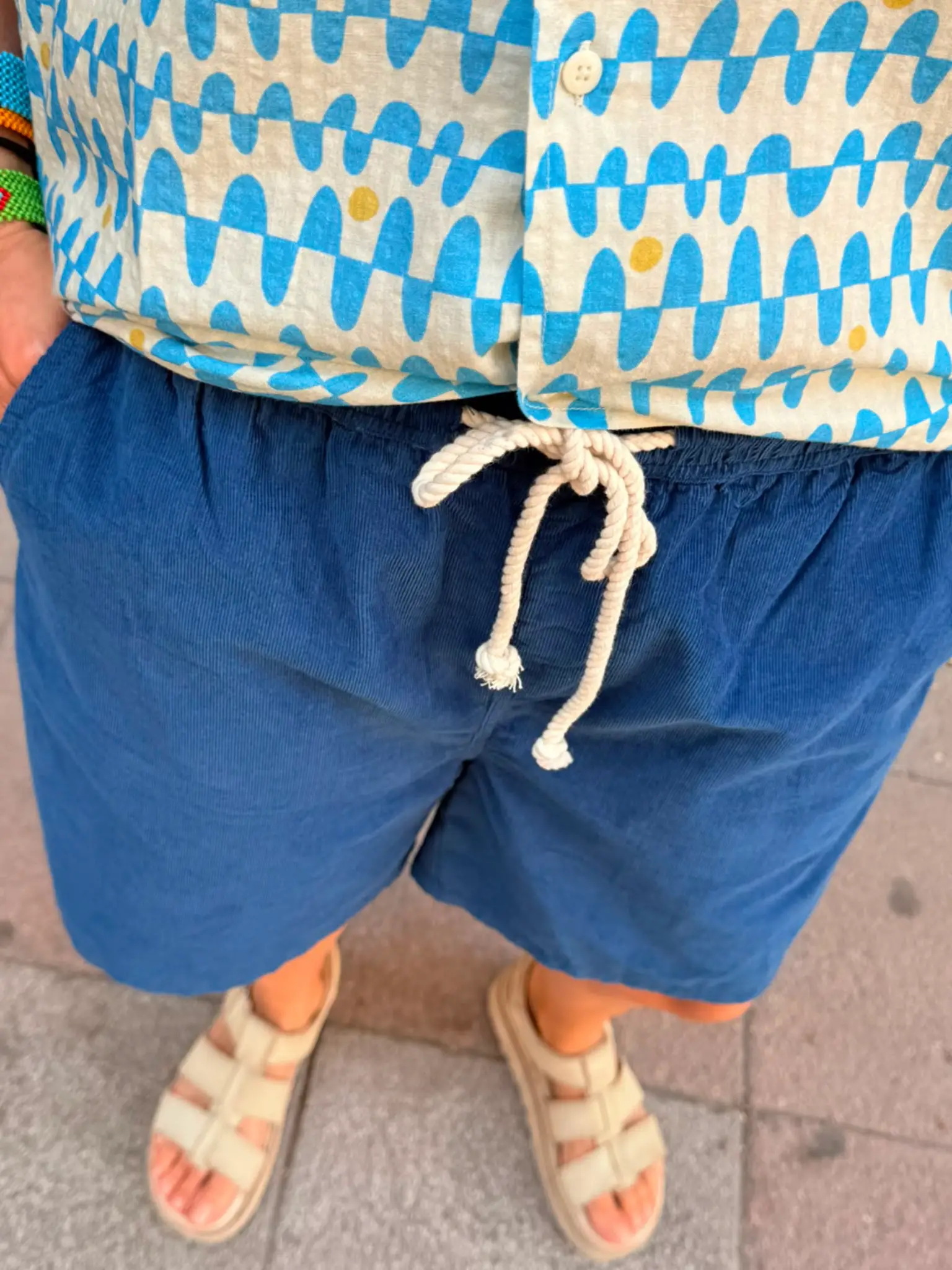 Short Indigo
