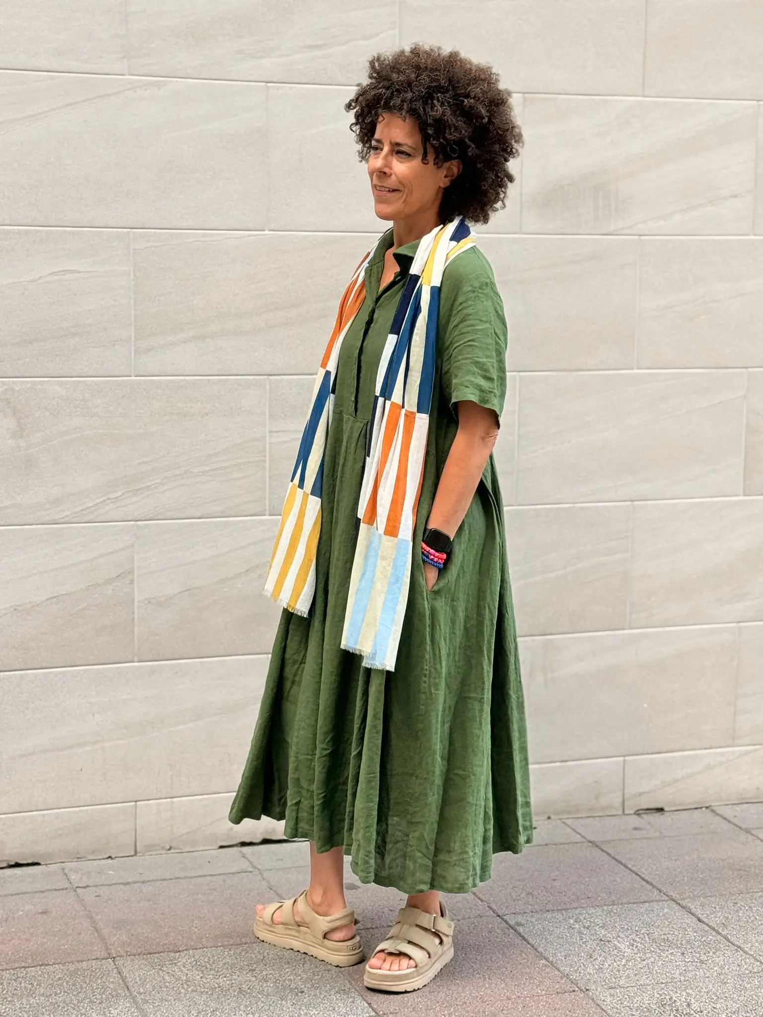 Vestido Camisero Lino