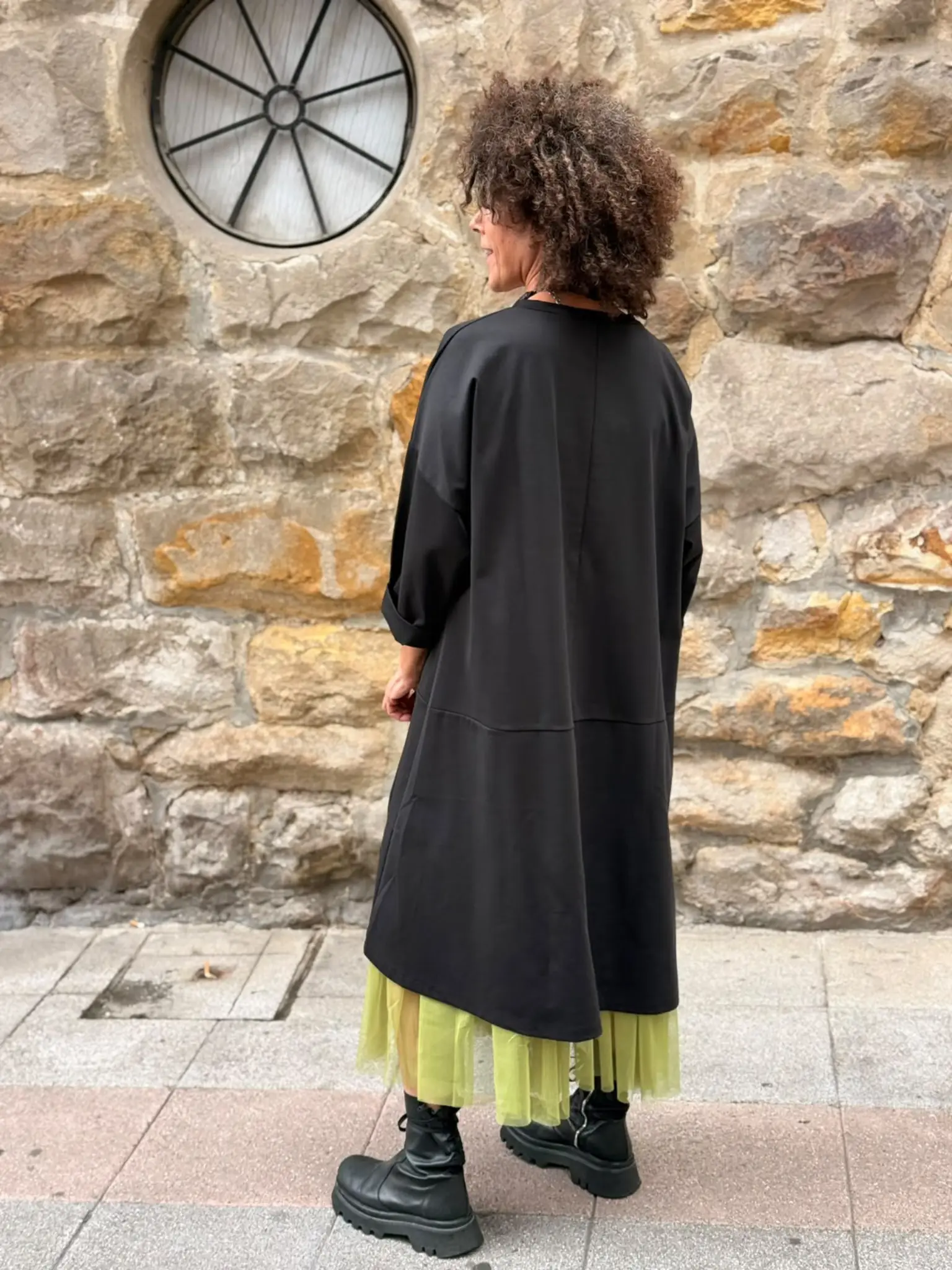 Vestido con tul Aida - Imagen 4
